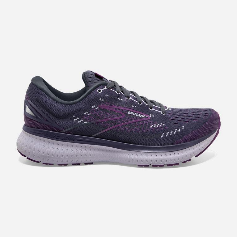 Ténis Brooks Glycerin 19 Sapatilhas De Corrida Para Estrada Mulher Cinzentas /Lavanda (06397LIBT)